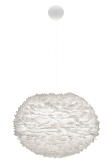 Umage Eos Taklampe Stor Hvit med Cannonball Baldakin i Hvit Umage Eos Taklampe Stor Hvit med Cannonball Baldakin i Hvit