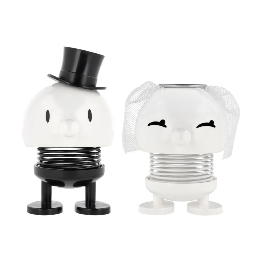 Hoptimist Bride & Groom figur 2 deler White
