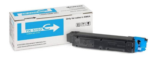Kyocera TK-5150 C lasertoner - 1T02NSCNL0 Original - Cyan 10000 sider Kyocera TK-5150 C lasertoner - 1T02NSCNL0 Original - Cyan 10000 sider