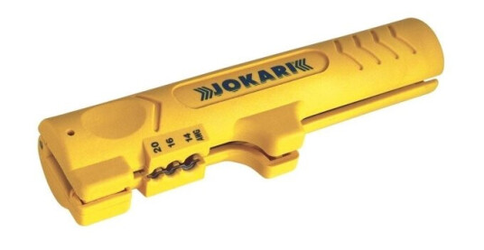 Jokari Afisoleringskniv for PVC-kabler og flatkabler opptil 12 mm Jokari Afisoleringskniv for PVC-kabler og flatkabler opptil 12 mm