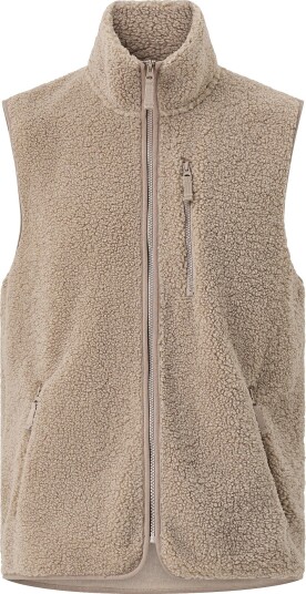 Ellos Collection Vest i pile Beige