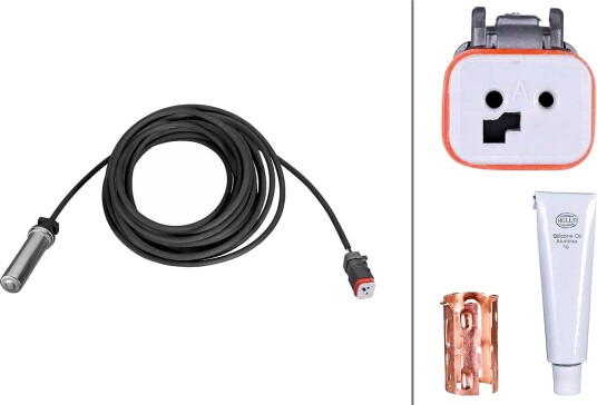 Sensor, ABS HELLA 6PU 230 052-381