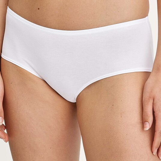 Calida Truser Essential Cotton Hipster Panty Hvit bomull Small Dame Calida Truser Essential Cotton Hipster Panty Hvit bomull Small Dame