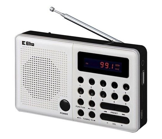 Eltra Pliszka Hvit FM/USB Radio Eltra Pliszka Hvit FM/USB Radio