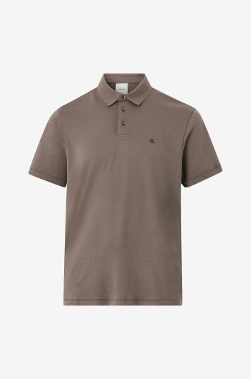 Calvin Klein - T-skjorte SS Supima Chest Emb Polo - Grå