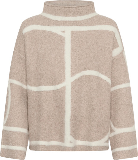 Soaked Slsorea Mono Pullover Beige M