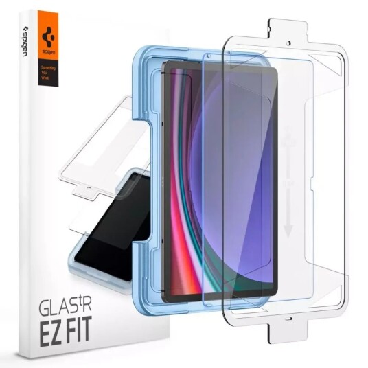 Spigen Samsung Galaxy Tab S9 Ultra Spigen EZ Fit Glas.tR Skjermbeskytter - Case Friendly - Gjennomsiktig