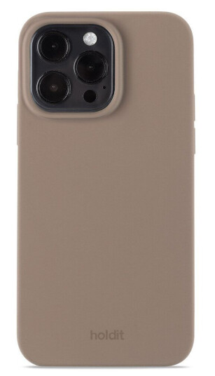 Holdit iPhone 14 Pro Max Soft Touch Silikon Deksel - Mocha Brown