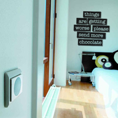 Worse wallsticker av Alan Smithee, 67x39 cm Worse wallsticker av Alan Smithee, 67x39 cm