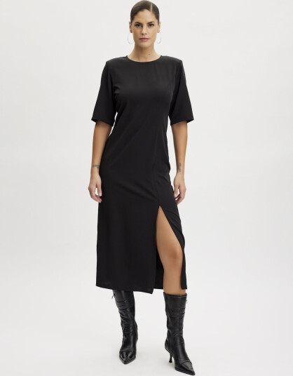 Gestuz Melbagz Long Dress Noos - Black - 34