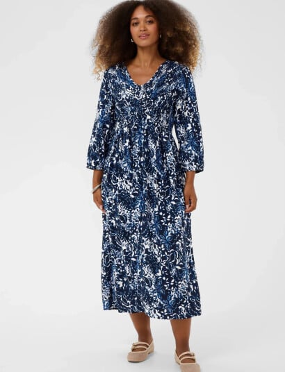 Cream Crtiah Smock Dress Navy 42 Cream Crtiah Smock Dress Navy 42