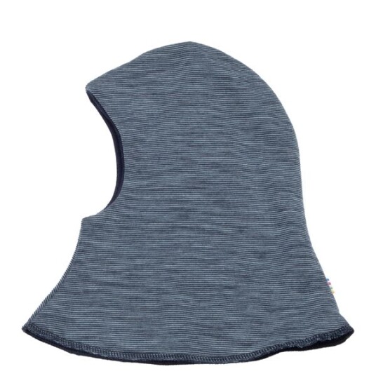 Joha Doubleface melange ull balaclava mørkeblå