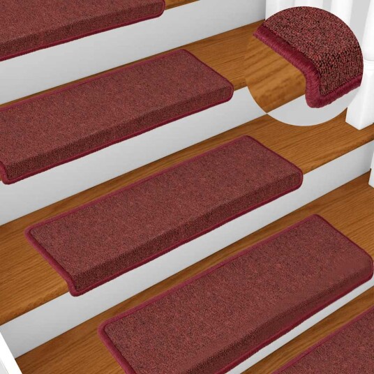 Trappematter 30 stk 65x21x4 cm matt rød 8721288458988 Trappematter 30 stk 65x21x4 cm matt rød 8721288458988