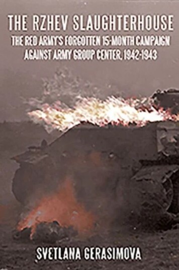 The Rzhev Slaughterhouse Av Svetlana Gerasimova, Stuart Britton