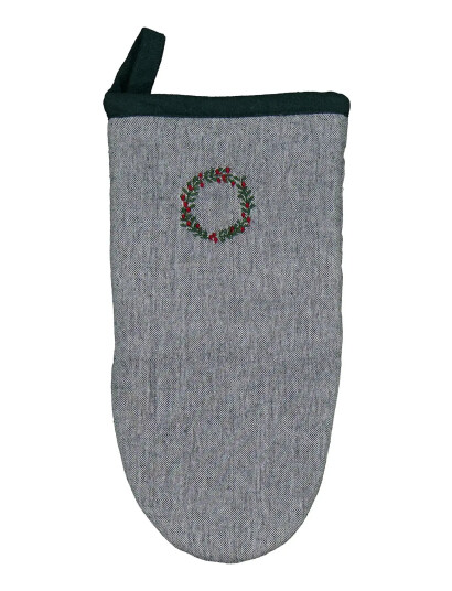 Noble House Oven Glove Frog Garland Grs - Green - 15X30CM