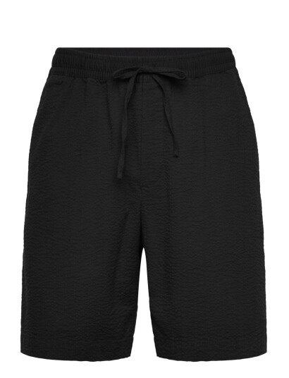 Rue de Tokyo Pavel Heavy Seersucker - Black - S Rue de Tokyo Pavel Heavy Seersucker - Black - S