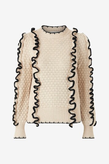 Object Genser objYaa L/S Knit Pullover Beige