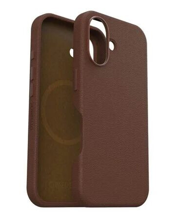 OtterBox Symmetry Cactus Leather Apple iPhone 16 Rich Adobe brown