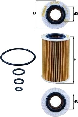 Oljefilter KNECHT OX 260D