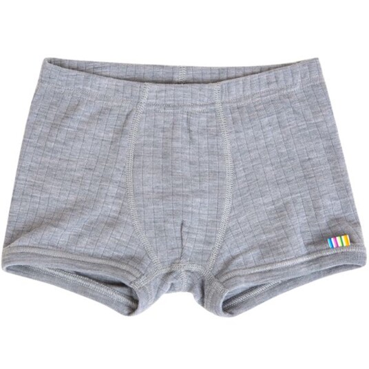 Joha Ull Rib Grå Boxershorts 150 Joha Ull Rib Grå Boxershorts 150