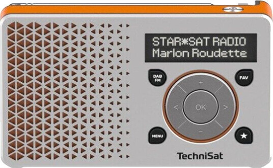 TechniSat DigitRadio 1 Bærbar DAB-radio Oransje