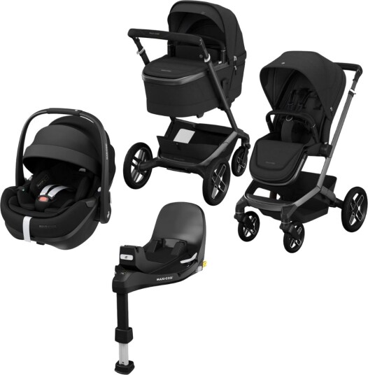 Maxi-Cosi Barnevogn Fame Duo inkl. Pebble 360 Pro2 & Base – Twillic Black Maxi-Cosi Barnevogn Fame Duo inkl. Pebble 360 Pro2 & Base – Twillic Black