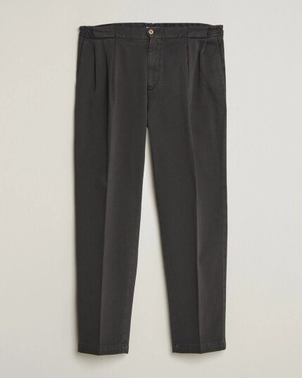 Briglia 1949 Portobello Loose Fit Cotton Trousers Dark Grey