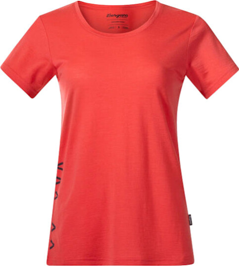 Bergans Vaagaa Adventure Merino Tee Dame Rusty Dust/Rusty Dust Triangle S