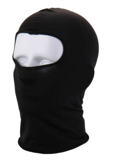 Balaclava for sykling og andre utendørssporter, svart Balaclava for sykling og andre utendørssporter, svart