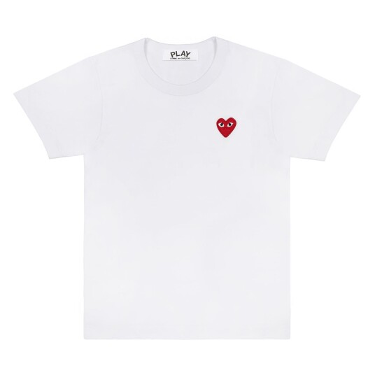 Comme Des Garcons Play T-Shirt Men'S T-Shirt Hvit male XL