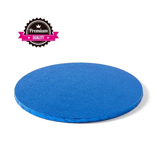 Kake Drum Rund Blå 30cm | Slikkepott.No
