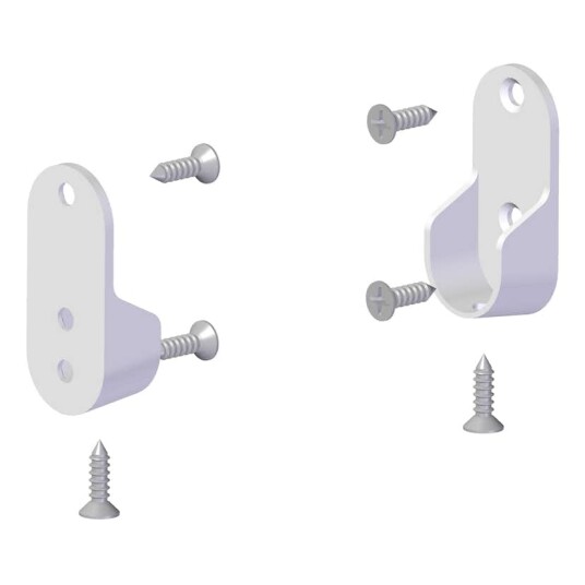 Feste for Garderobestang Lundbergs Vegg Wide 2 Pk