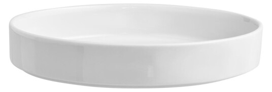 VEGA Form Base oval; 75cl, 22.5x17x4 cm (LxBxH); Hvit; Oval; 4 Stykk / Forpakning