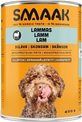 Smaak Dog Adult Kornfri Lam 400 G