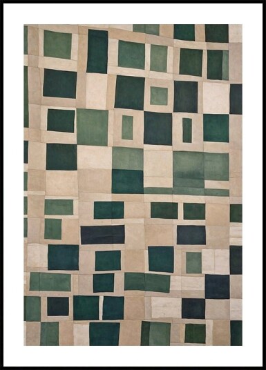 Emerald Mosaic Plakat / 70x100cm