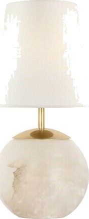 Terri bordlampe trådløs alabast