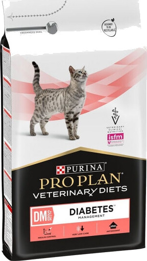 Purina Pro Plan Veterinary Diets Cat Dm St/Ox Diabetes Management (1.5 kg)