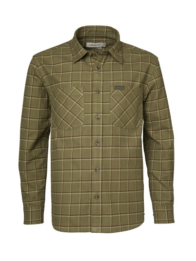 Chevalier Ferret Flanellskjorte Barn 120 Field Green Checked 120