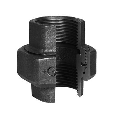 GF Sort 2" Union Muffe for Varmeinstallasjoner