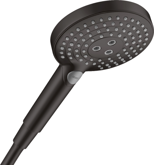 Hansgrohe Raindance Select S Hånddusj 3jet, Sort Matt
