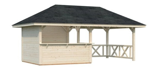 Palmako Hagestue bianca 16,6m2 set 3 Palmako Hagestue bianca 16,6m2 set 3