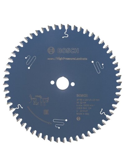 Bosch Sirkelsagblad Expert for High Pressure Laminate 190 x 20 x 2,6 mm, 56