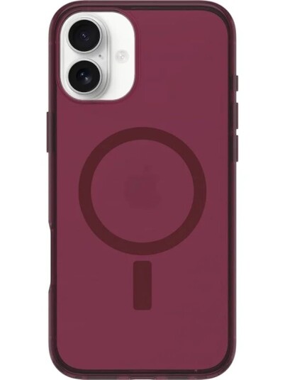 OtterBox Symmetry Clear MagSafe Apple iPhone 16 Plus Up Beet Red