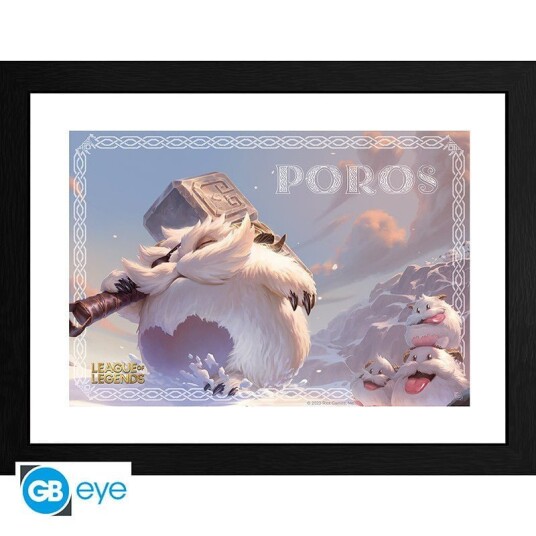 League of Legends Innrammet Bilde 30 x 40 cm Poro League of Legends Innrammet Bilde 30 x 40 cm Poro