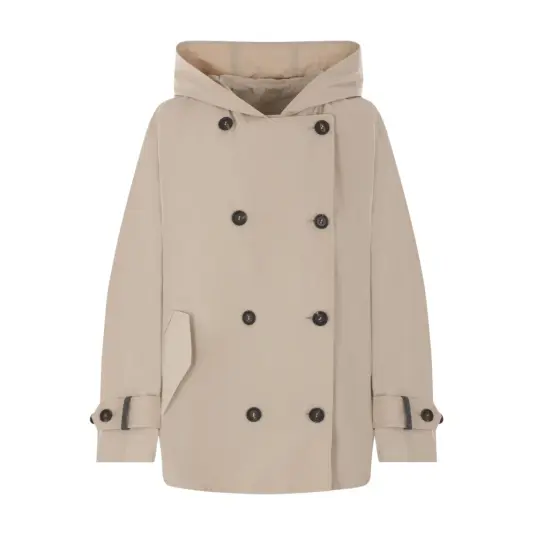 Brunello Cucinelli Dame Frakker Beige 2XS,