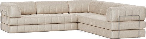 CozyPad Hjørnesofa med armlener B 6002605