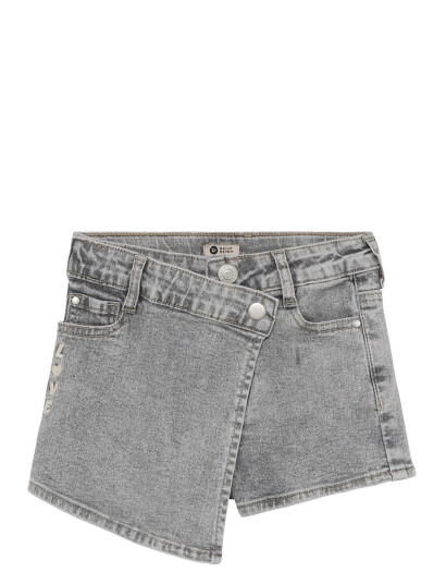 Daily 7 Denim Skorts Grey 104 Daily 7 Denim Skorts Grey 104