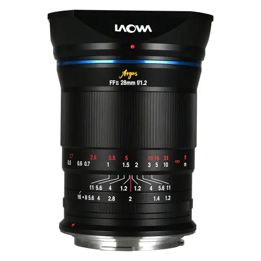Laowa Argus 28mm f/1.2 FF Sony E For Sony E. Manuell fokus