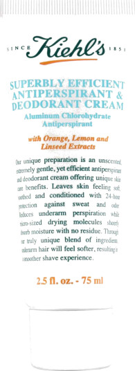 Kiehl's Antiperspirant Superbly Deo Creme 75 ml
