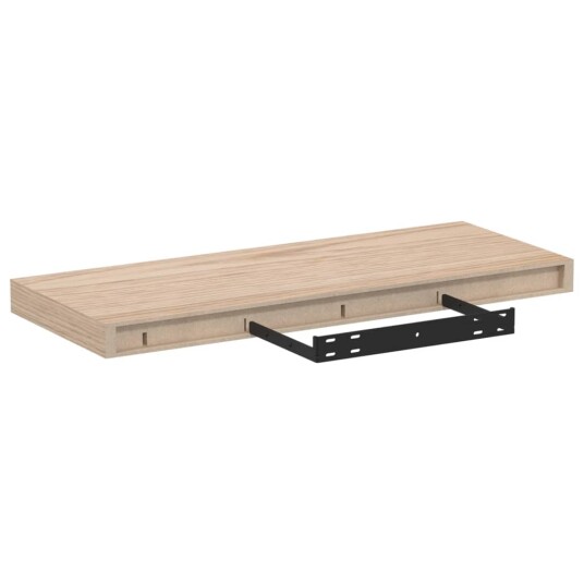 Flytende hyller 4 stk 60x23,5x4 cm konstruert tre 8721158393012